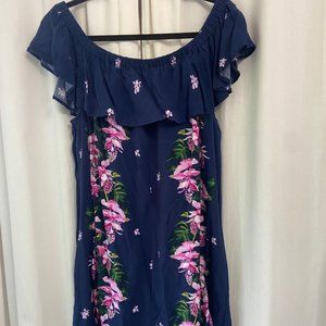 Tommy Bahama Off-the-Shoulder Ruffle Dress